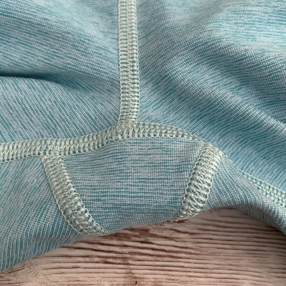 Outdoor Voices 7/8 High Rise Warmup Leggings in Pool Blue - Picture 10 of 15
